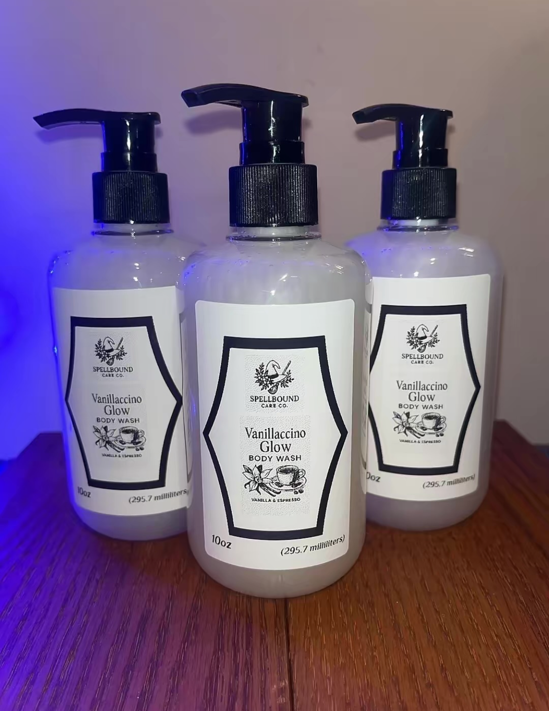 Vanillaccino Glow Body Wash Large